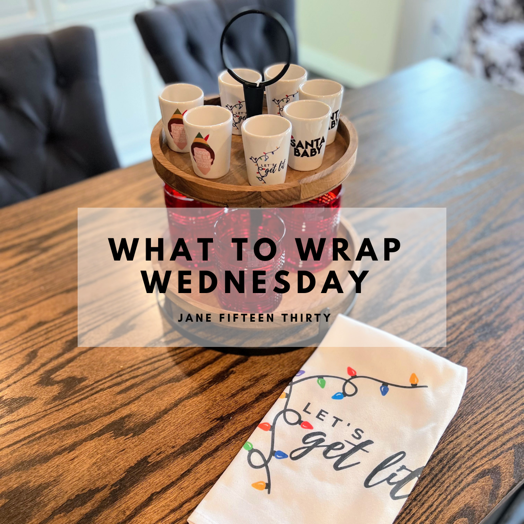 What to Wrap Wednesday is giving the holidays a shot